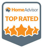 HomeAdvisor Top Rated badge
